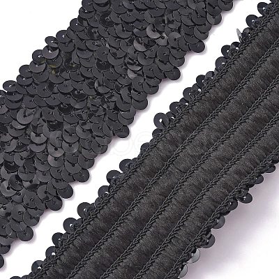 Plastic Paillette Elastic Beads OCOR-WH0079-54B-1