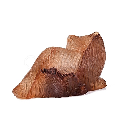 Natural Red Agate Carved Cat Figurine G-Q615-04D-1