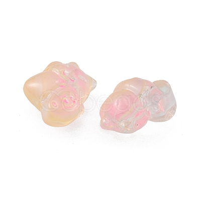 Transparent Glass Beads GLAA-TAC0015-01B-1