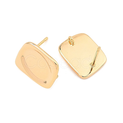SHEGRACE Brass Stud Earring Findings XGRQ6M683-906G-1