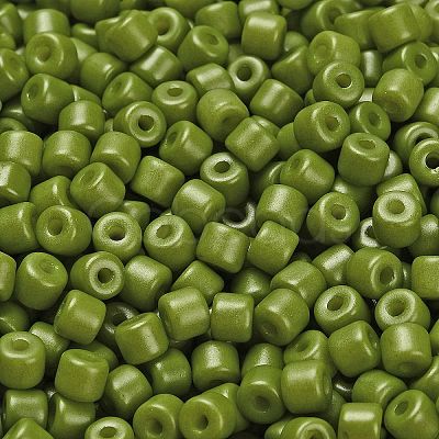 Baking Paint Pearlized Glass Seed Beads SEED-C001-04A-09-1