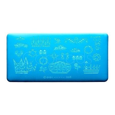 Stainless Steel Nail Art Stamping Plates MRMJ-Q068-005-1