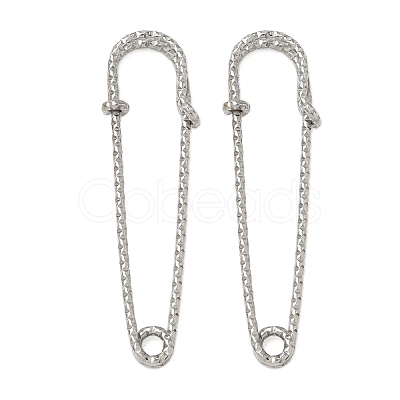 304 Stainless Steel Safety Pins Brooch Findings STAS-K252-11E-P-1