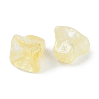 Transparent Spray Paint Glass Beads GLAA-H035-03H-1