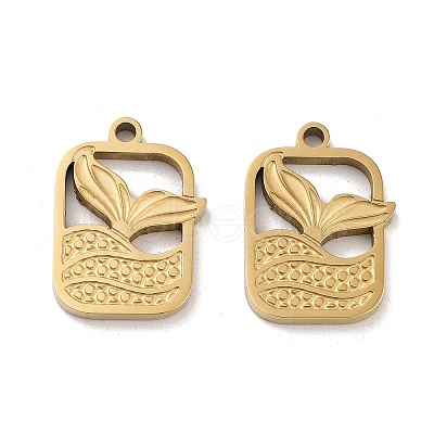 Ion Plating(IP) 304 Stainless Steel Pendants STAS-I309-10G-1