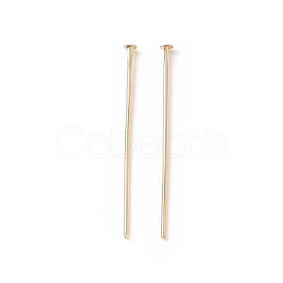 Brass Flat Head Pins KK-WH0058-03B-G02-1