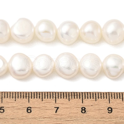 Natural Cultured Freshwater Pearl Beads Strands PEAR-A006-10E-1