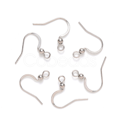 Tarnish Resistant 304 Stainless Steel French Earring Hooks STAS-S111-004-1