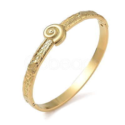 304 Stainless Steel Hinged Cuff Bangles SA-CBAB92B-15G-1