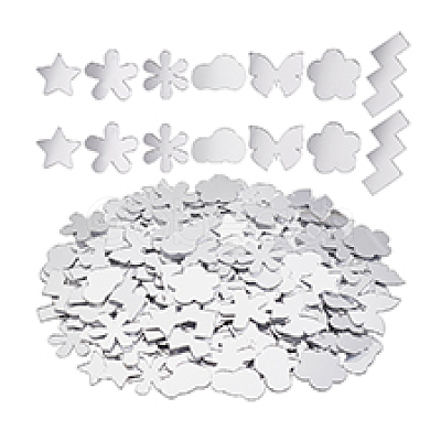 210 7 Styles Self Adhesive Acrylic Cabochons DIY-PH0023-16A-1