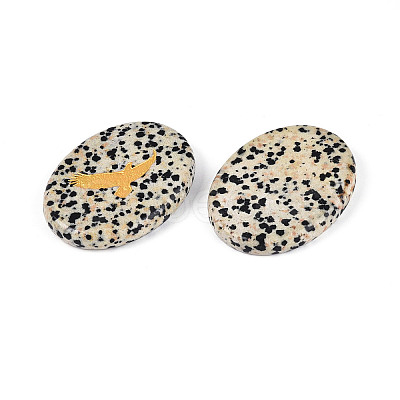 Natural Dalmatian Jasper Cabochons G-T143-28J-1
