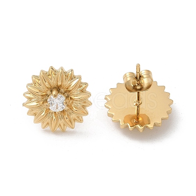 304 Stainless Steel Stud Earrings EJEW-R153-02G-1