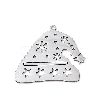 Christmas 201 Stainless Steel Pendants STAS-C156-01R-P-1
