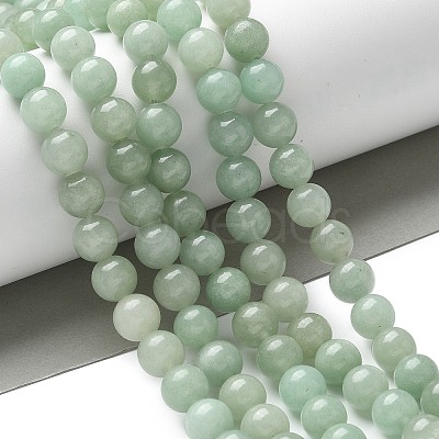 Natural Green Aventurine Beads Strands LS-G-F591-16-1