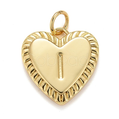 Rack Plating Golden Brass Pendants KK-E260-01G-I-1