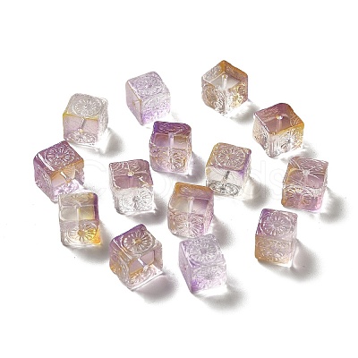 Transparent Glass Beads GLAA-D025-02I-1