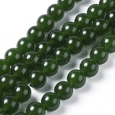 Natural White Jade Beads Strands G-G796-04C-01-1