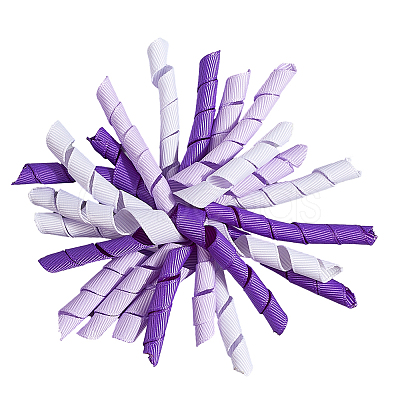 Polyester Self-Adhesive Curly Bows Gift Wrap Accessory DIY-WH20013-58B-1