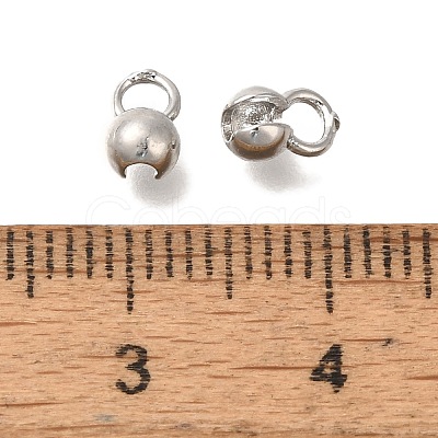 Brass Bead Tips KK-K388-50P-1