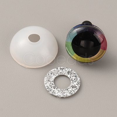 Plastic Doll Eyes DIY-WH0399-03B-1