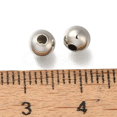 Rack Plating Brass Beads KK-K373-08B-P-1