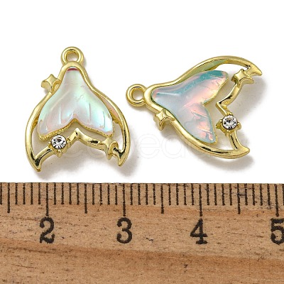 Rack Plating Alloy Pendant PALLOY-F312-28G-1