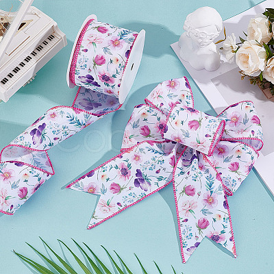 Burlap Ribbon OCOR-WH0105-085-1