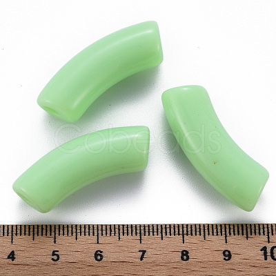 Opaque Acrylic Beads MACR-S372-001B-S028-1