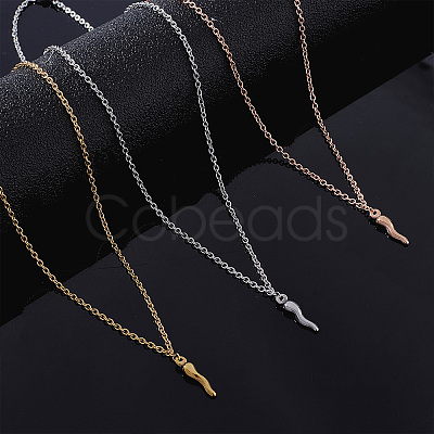 DIY 304 Stainless Steel Necklaces Kits DIY-UN0002-09-1