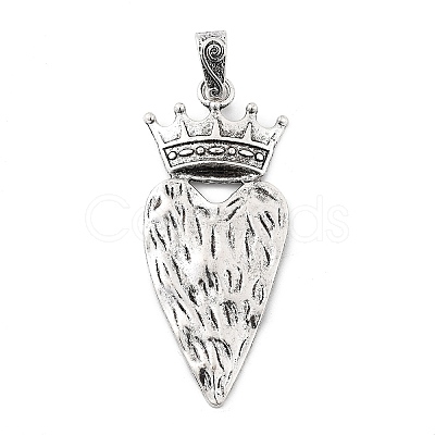 Tibetan Style Alloy Big Pendants PALLOY-D362-02AS-C-1