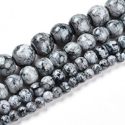 Baking Paint Glass Beads X1-DGLA-N003-10mm-A06-1