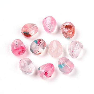 Transparent Acrylic Beads TACR-T028-43A-1