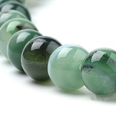 Natural Striped Agate/Banded Agate Beads Strands G-S259-04E-6mm-1