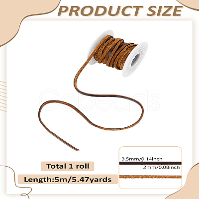 5M Flat Cowhide Leather Cord OCOR-LP0006-02B-1