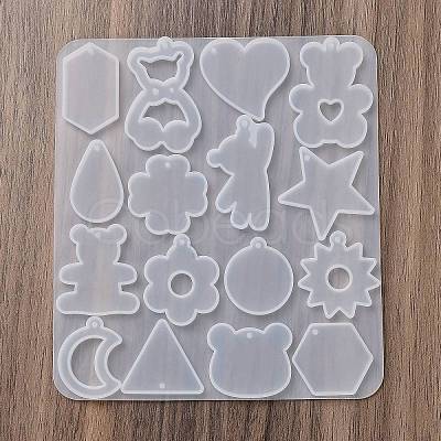 Animal Earrings Pendants DIY Silhouette Silicone Mold DIY-Q033-02A-1