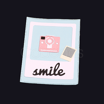 Camera with Photo Frame Carbon Steel Cutting Dies Stencils DIY-F036-51-1