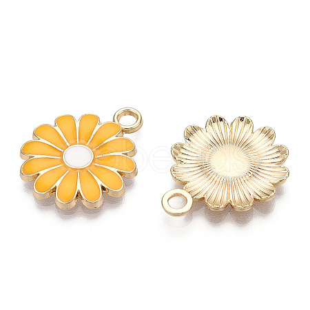 Alloy Enamel Pendants ENAM-S119-090A-RS-1
