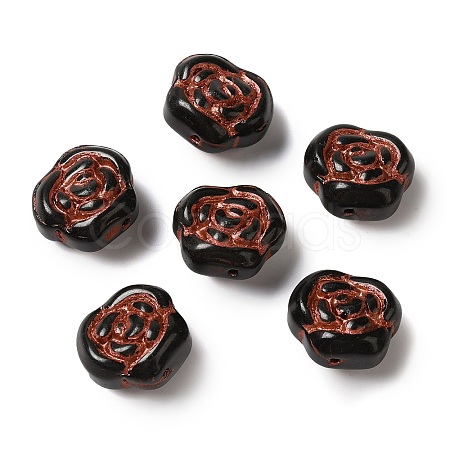 Opaque Lampwork Beads LAMP-P065-02B-02-1