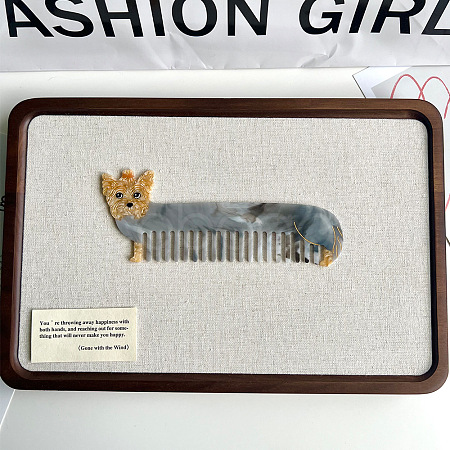 Cellulose Acetate Hair Combs PW-WG46438-01-1