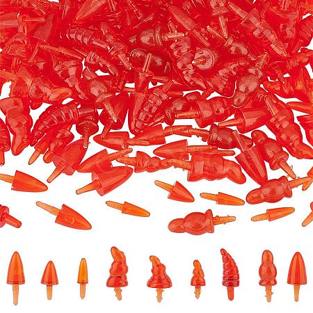 135Pcs 9 Styles Plastic Craft Nose DIY-AR0003-88-1