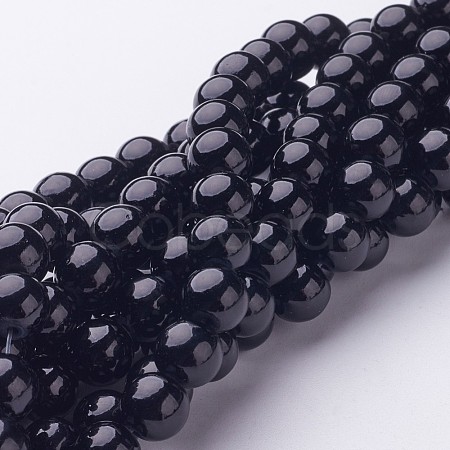 Natural Mashan Jade Round Beads Strands X-G-D263-8mm-XS32-1