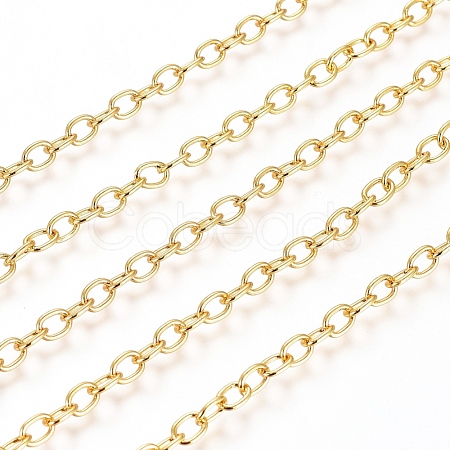 3.28 Feet Brass Cable Chains X-CHC-G007-05G-1