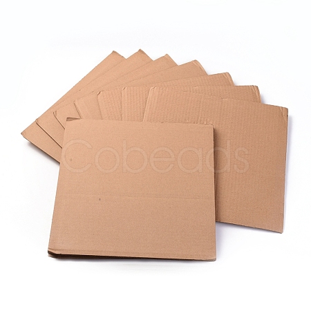 Corrugated Cardboard Sheets Pads AJEW-WH0104-34B-1