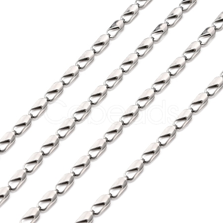 Tarnish Resistant 304 Stainless Steel Link Chains CHS-K002-25-1