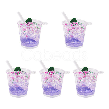 Transparent Resin Big Pendants LS-RESI-TAC0019-04D-1