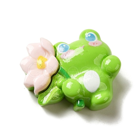 Opaque Resin Decoden Cabochons CRES-L042-A01-1