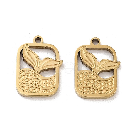 Ion Plating(IP) 304 Stainless Steel Pendants STAS-I309-10G-1