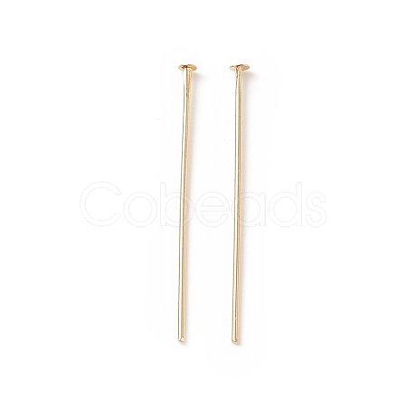 Brass Flat Head Pins KK-WH0058-03B-G02-1