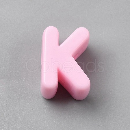 Acrylic European Beads OACR-WH0050-09K-1