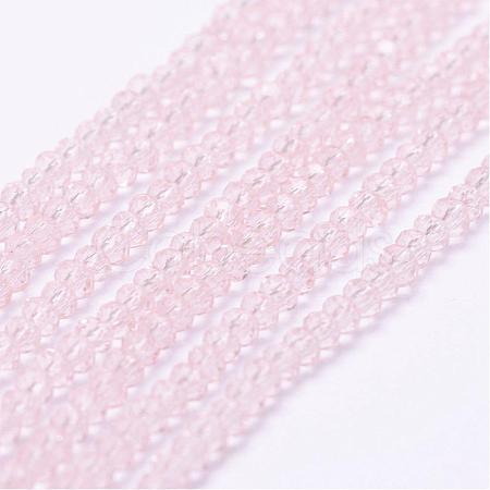 Transparent Glass Beads Strands EGLA-K010-A03-1